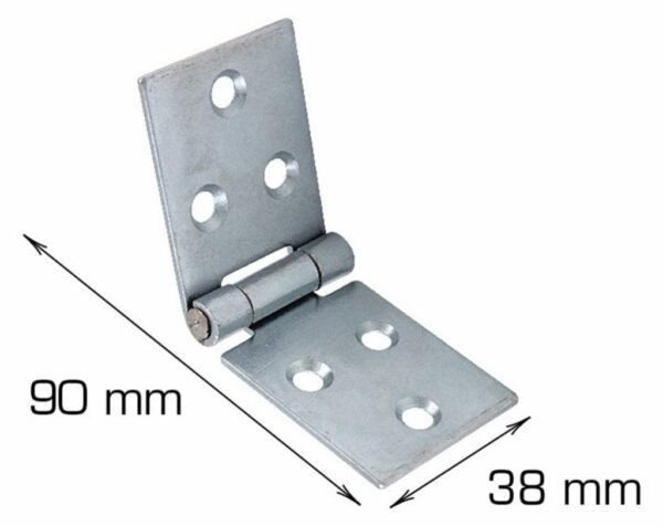 Bladhængsel 38x90mm 2 stk