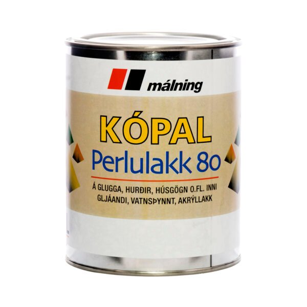 Kópal Perlulakk Hvítt  Gl. 80 1L