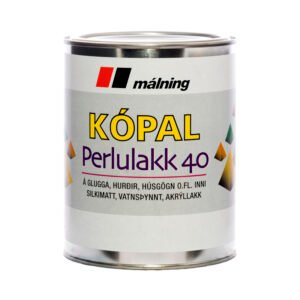 Kópal Perlulakk hvítt gl.40  ½L