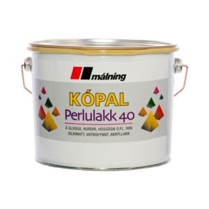 Kópal Perlulakk Hvítt gl. 40  2½ L
