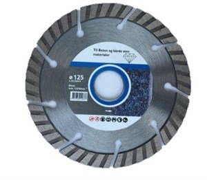 Diatech Turbo Diamantskive ø125mm til betong