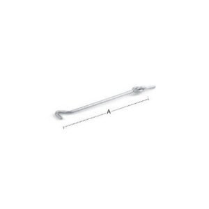 Dørkrog ø6x300 mm galv. home it