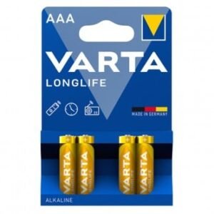 Varta Longlife AAA 4 pk