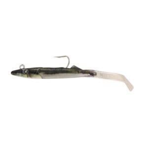 Raglou 160 mm Sand Eel lure pilk Svart / Hvítt