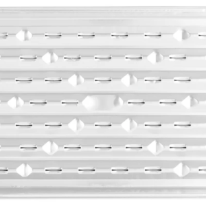 Alubakke m/huller 34x23 cm 5 stk